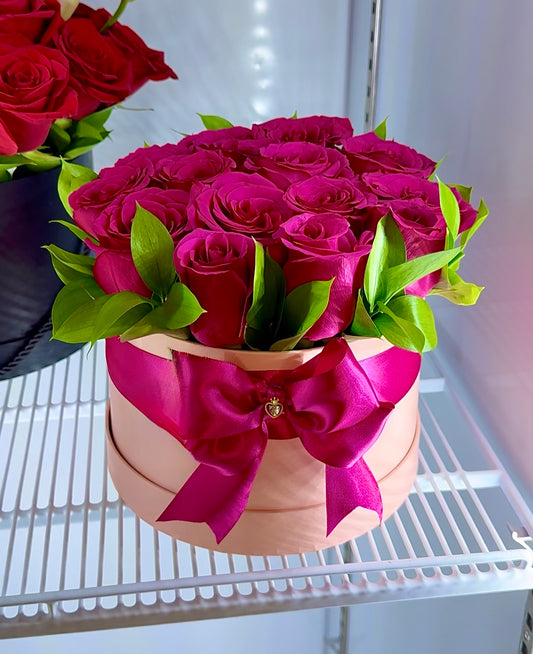 Pretty Pink Rose Box