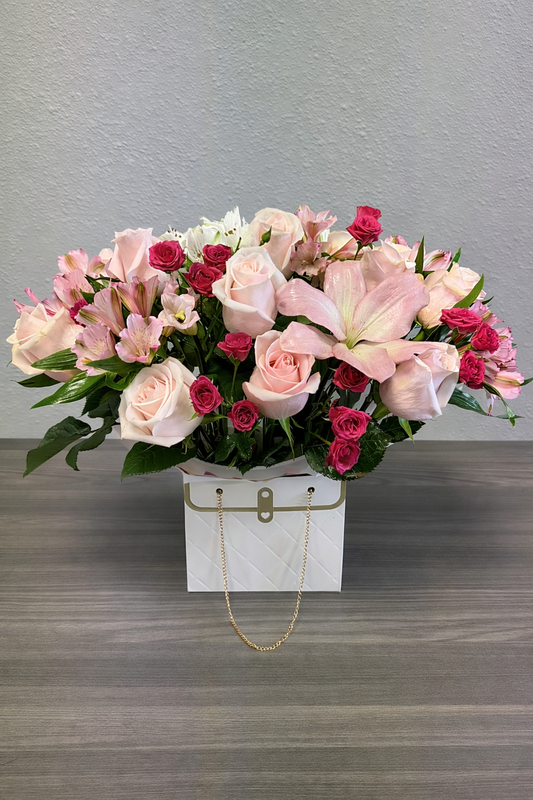 Blush and Bloom Bouquet Purse