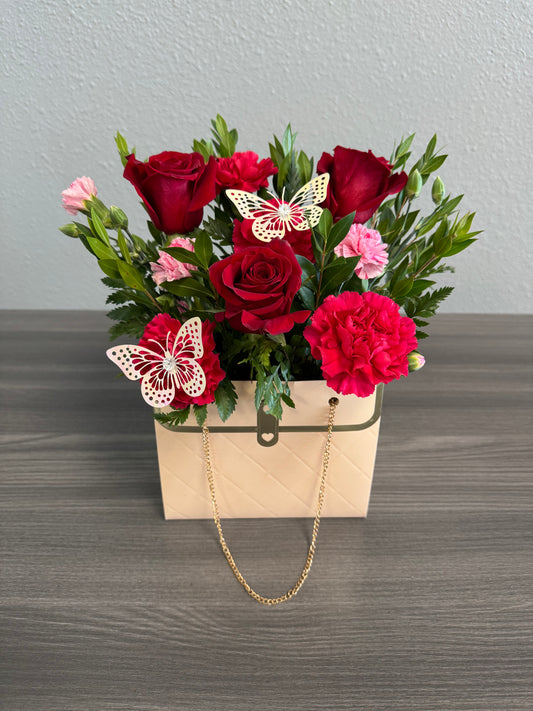 Let Love Bloom Bouquet Purse